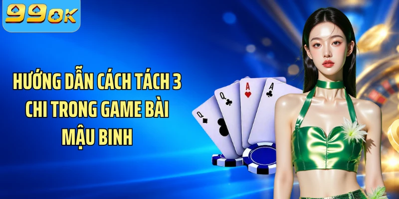 Hướng dẫn cách tách 3 chi trong game bài mậu binh